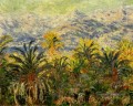 Palmiers à Bordighera Claude Monet